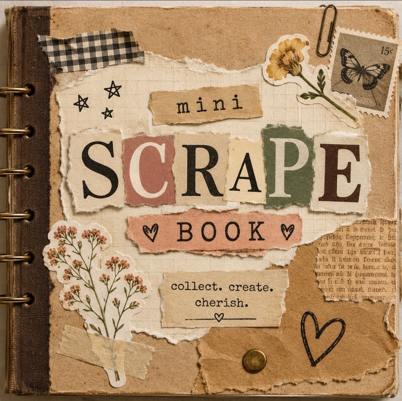 Custom mini “Scrapebook”